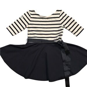Polo by Ralph Lauren Navy and White Striped Dress Girls 3T